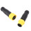 Kit terminateur M12 à 5 broches mâle/femelle, ABS jaune 9A 14