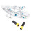 Kit terminateur M12 à 5 broches mâle/femelle, ABS jaune 9A 5