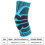 Ginocchiera XL Nylon/Silicone/Alluminio Blu-Nero 5
