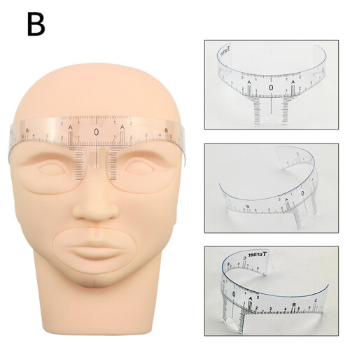 Righello per sopracciglia - Plastica, Strumento di progettazione per microblading 2