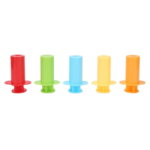 5 pièces d’outils d’extrusion colorés pour argile DIY