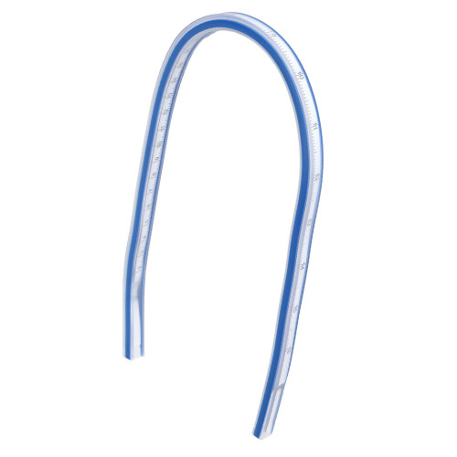 Righello curvo flessibile in plastica da 40 cm, un pezzo
