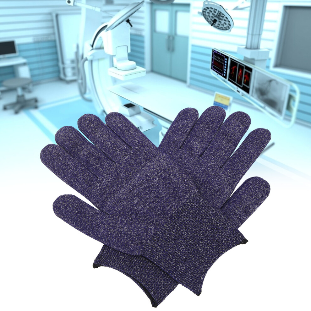 Professional Silver Fiber Conductive Gloves Anti Static Work Protective Gloves Accessory(Dark Blue ) 4341322752625