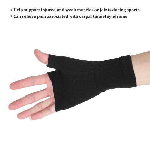 Soutien du poignet et du pouce noir Taille L Manchon de compression Pro 2