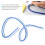 Righello curvo flessibile, 60 cm, 1 pezzo, Trasparente 6