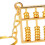 Porte-clés en Alliage abaque 5,8  2,6  0,5 cm 9