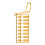 Porte-clés en Alliage abaque 5,8  2,6  0,5 cm 11