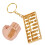 Porte-clés en Alliage abaque 5,8  2,6  0,5 cm 14