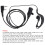 Walkie Talkie auricolare headset UV5R UV3R ABS 13