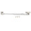 Asta di supporto idraulico YQL250x90x1550N, argento 2