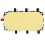 Controllore LED PCB Hub ARGB 6 porte 100x62x12mm 3A 4