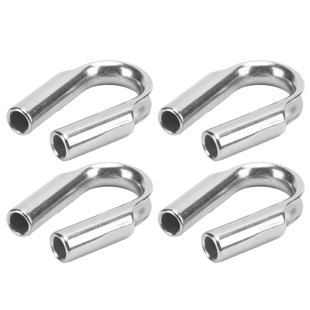 10Pcs Tube Thimble 304 Stainless Steel Winch Rope Steel Wire Protection Boating Accessories M6 9391322755589