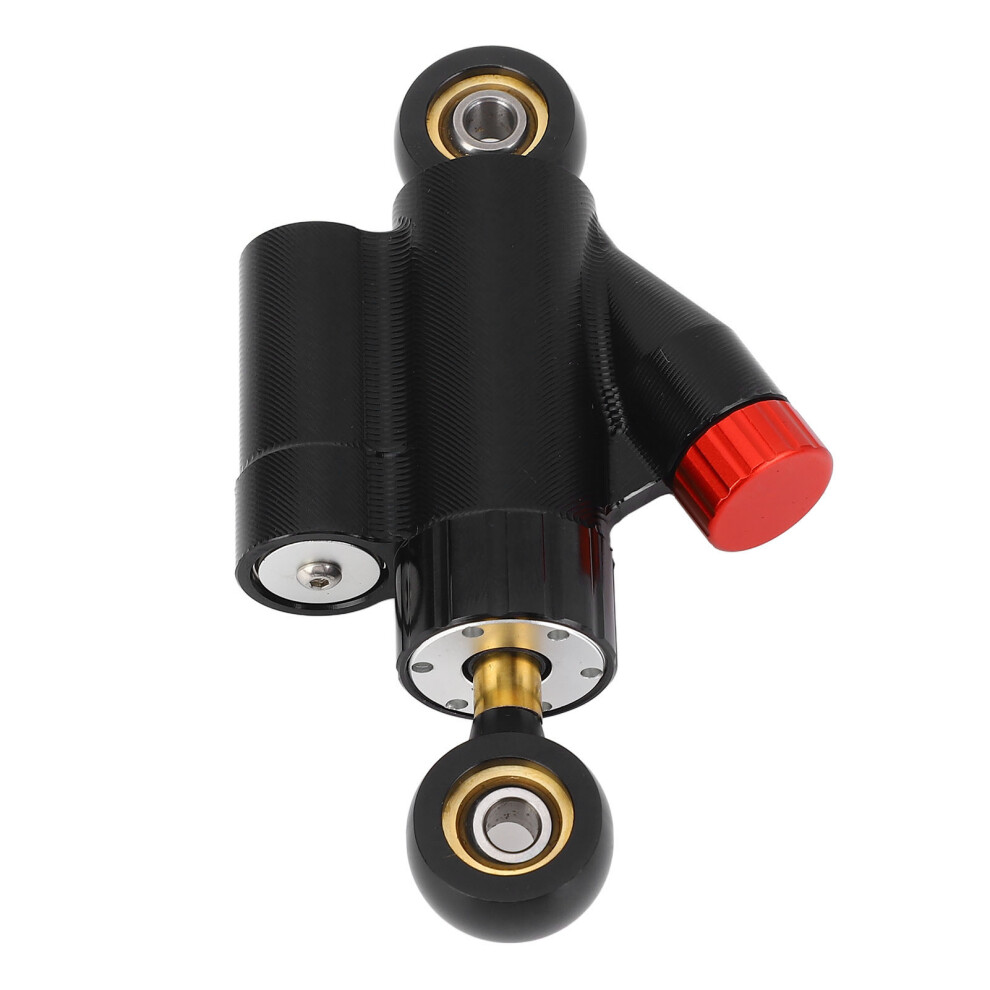 Motorcycle Cnc Adjustable Steering Damper Stabilizer Safety Control Aluminum Alloy Universal For Motorbike Black 9371322756014