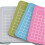 Ensemble de 7 plaques de coupe 6  6 cm / 2,4  2,4 po multicolores 3