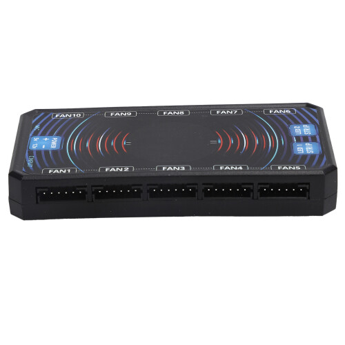 Ventola RGB per CPU con cornice rotonda, 11/12 cm, 45 CFM, 12V 2