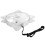 Ventola RGB per CPU con cornice rotonda, 11/12 cm, 45 CFM, 12V 5