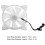 Ventola RGB per CPU con cornice rotonda, 11/12 cm, 45 CFM, 12V 4