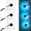 Ventola RGB per CPU con cornice rotonda, 11/12 cm, 45 CFM, 12V 13