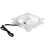 Ventola RGB per CPU con cornice rotonda, 11/12 cm, 45 CFM, 12V 15
