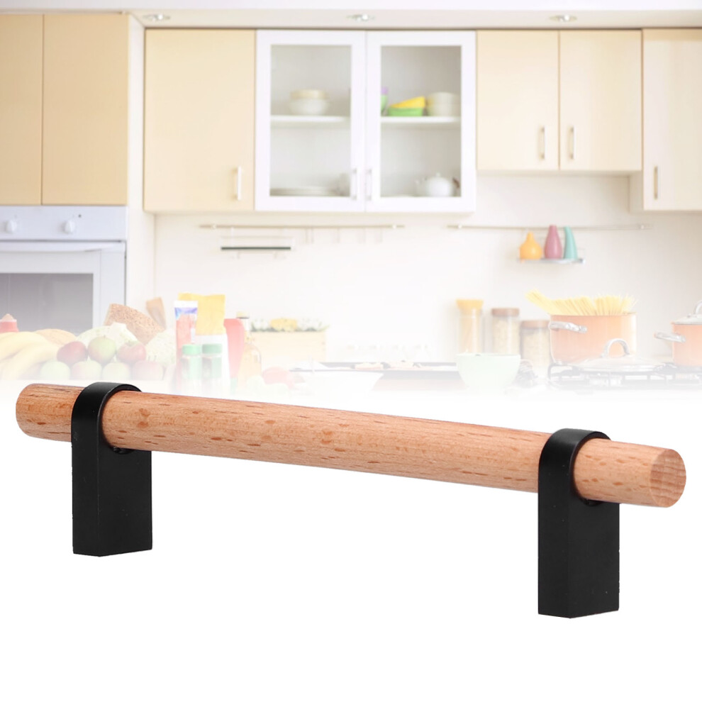 Modern Simple Drawer Wardrobe Handle Black Pine Door Pull Furniture Hardware For Home Living Room128 Hole 7651322759928