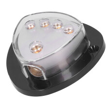 Blocco di distribuzione di potenza 1 ingresso 4 uscite 0/4-4/8AWG