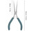 Pinze a becco lungo in acciaio ad alta durezza 143 mm 5