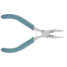 Pince à bec fin (à dents) en acier 4,6 pouces x 1,7 pouces