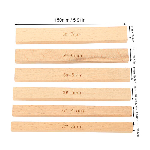 Guide de collage pour fermeture éclair en bois 3# 3mm 4mm 5mm 5# 6mm 7mm 1