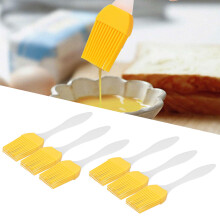 Set di 6 pennelli in silicone per olio - 17 cm, Giallo