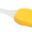 Set di 6 pennelli in silicone per olio - 17 cm, Giallo 10
