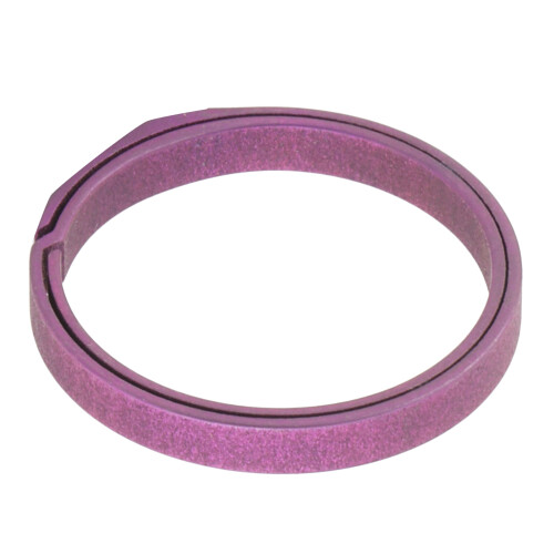 SidePushing 20mm alliage de titane porte-clés violet 2