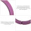 SidePushing 20mm alliage de titane porte-clés violet 10