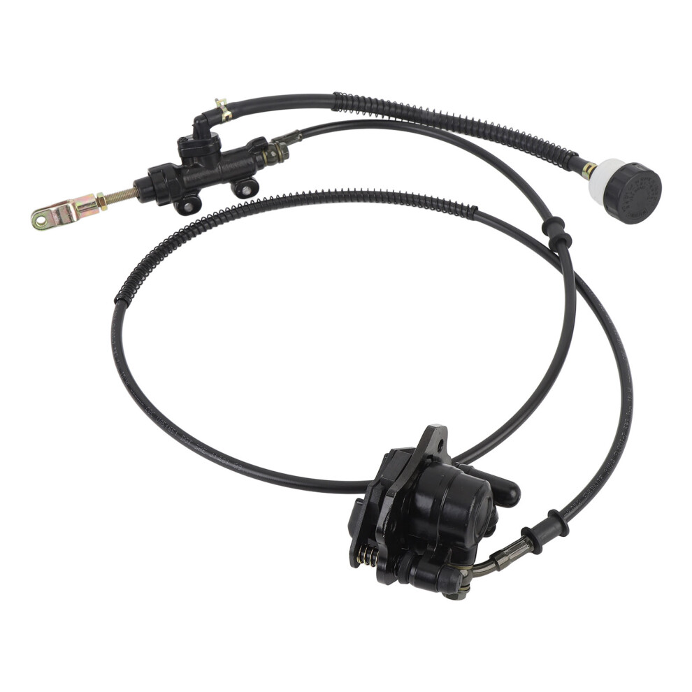 Hydraulic Brake Caliper Master Cylinder Kit 1.5M Hose With Brake Pads For Atv Quad Go Kart Mini Bike 9431322762665
