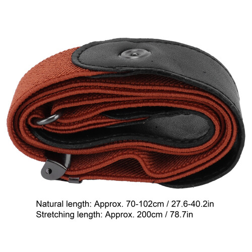 Ceinture élastique 70-102 cm 200 cm Marron clair 2