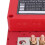 Bloc de distribution d'alimentation rouge à 5 voies DC48V 300A M8x5 14