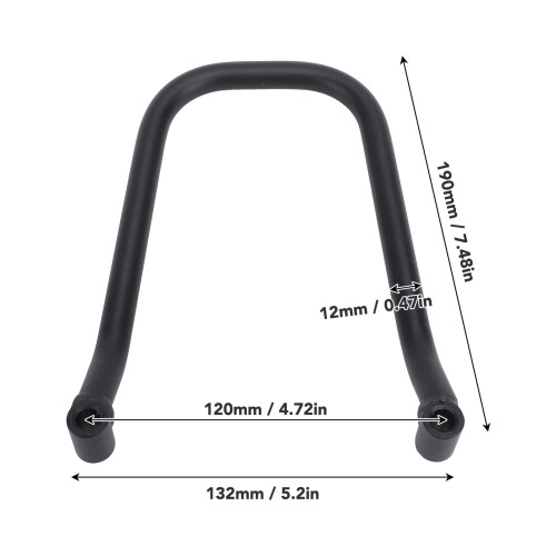 S1000XR 2021-2024 Supporto GPS - Ferro da 12 mm 1