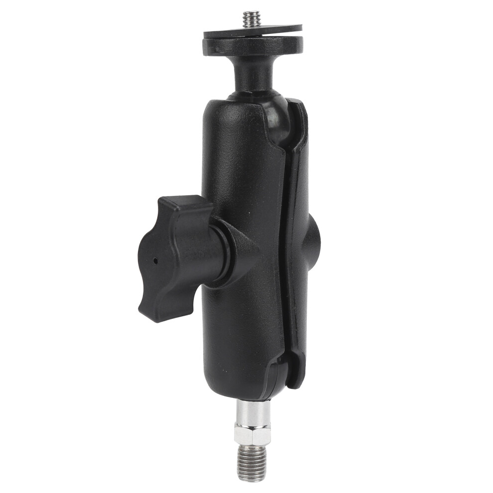 Motorcycle Bike Handlebar Camera Holder 360 Rearview Mirror Mount Bracket With1/4In Stand 4911322762629