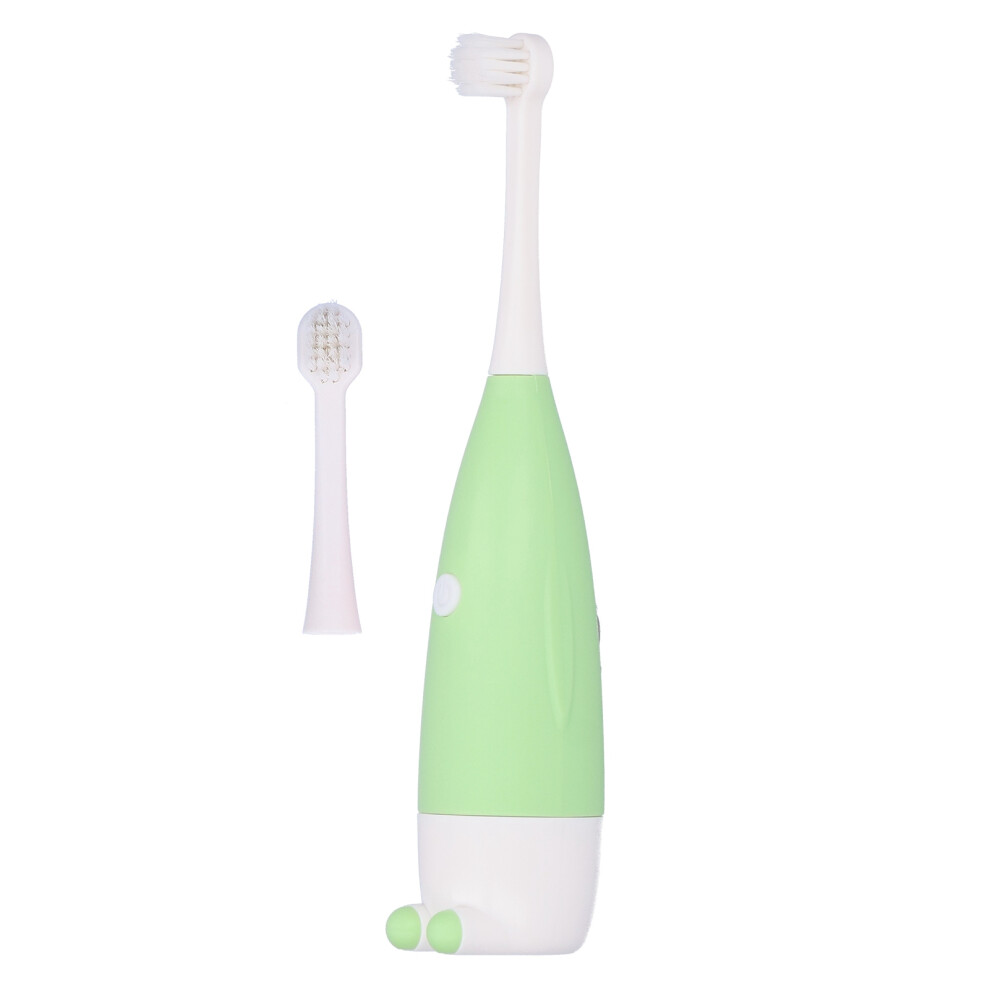 Toddler Sonic Electric Toothbrush Kids Plastic Cleaning Toothbrushes Battery Powered ToothbrushGreen-image-OPC-PHVZTK7-NEW