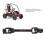 Ensemble d'arbre de direction de 270 mm M14 30T alliage d'acier 6