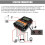 60A PWM Solar-Ladecontroller mit Doppel-USB-Anschlüssen, 12V/24V, Orange 4