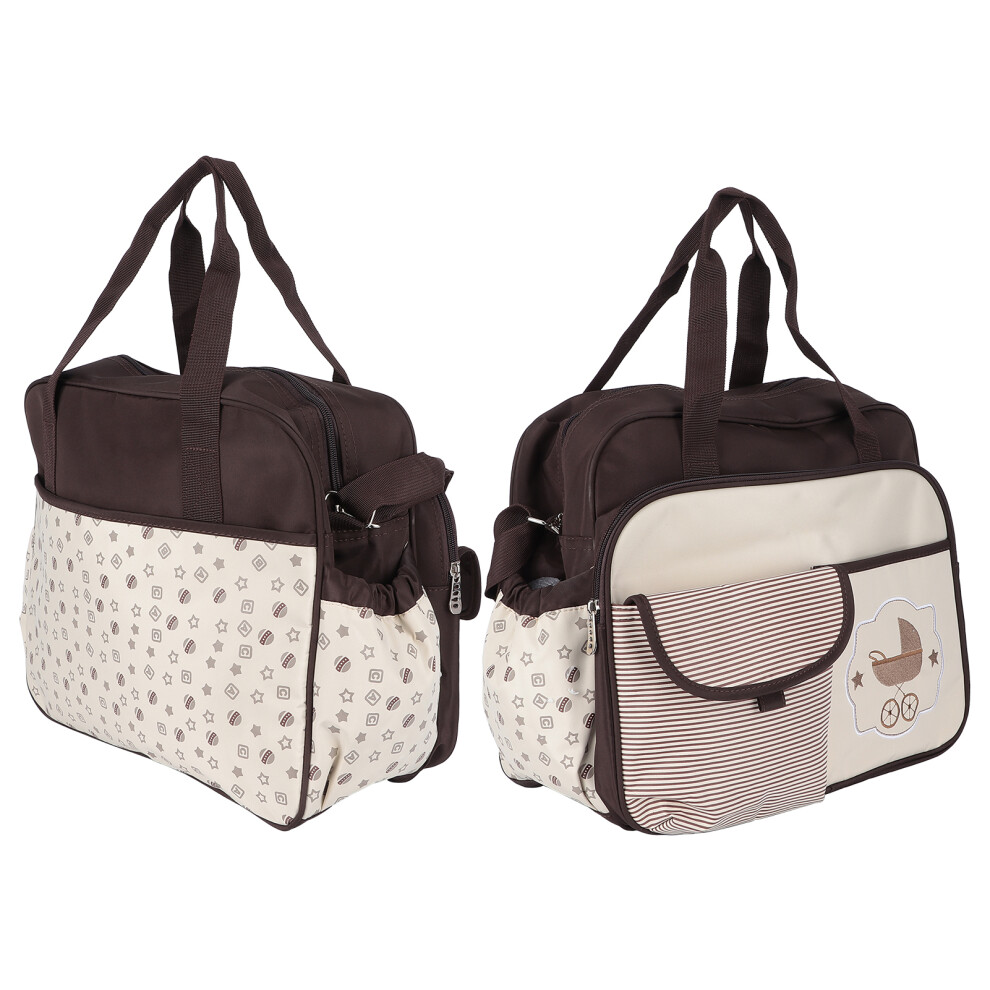 Stroller Nappy Bag Large Capacity Single Shoulder Nappy Bag Milk Bottle Diaper Bag