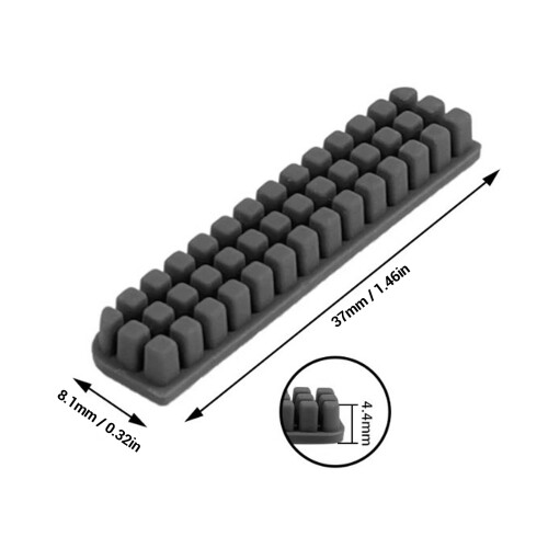 10 pièces brosse à buse 37  8 mm silicone coloré A1 Mini 1
