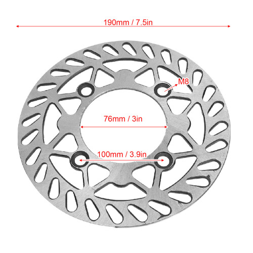 Disque de frein de 190 mm pour PIT PRO 125cc Pit Bike 1
