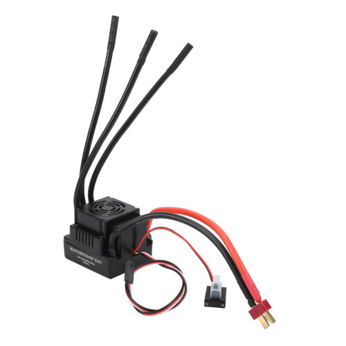 ESC impermeabile nero da 120 A per auto RC 1/8 e 1/10