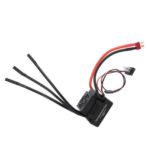 ESC impermeabile nero da 120 A per auto RC 1/8 e 1/10 2