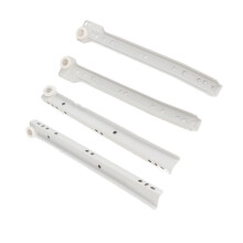 Kit di guide scorrevoli per cassetti, acciaio laminato a freddo, 200 g, 9,8 pollici