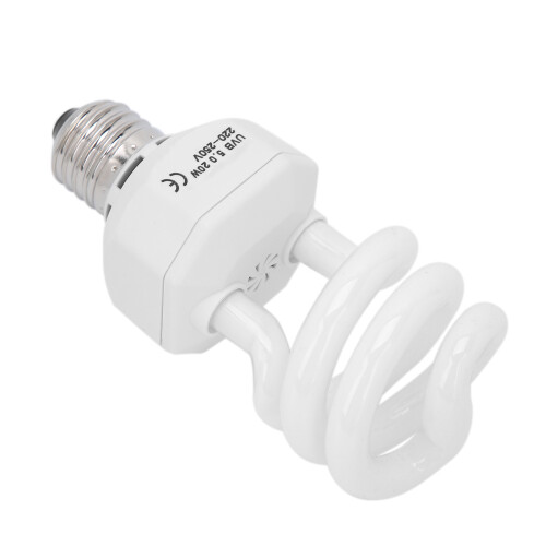 Lampada UVB per rettili 5.0 20W, E27, vetro chiaro