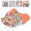Couche lavable pour bébé taille unique réglable 6-36 mois imprimée 3