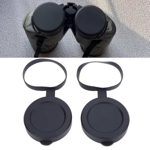 2 pièces capuchons d'objectif en caoutchouc, 61-64 mm