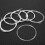 Set di 6 corde per oud 1G-6F,0.022-0.041in,Argento Bianco 4